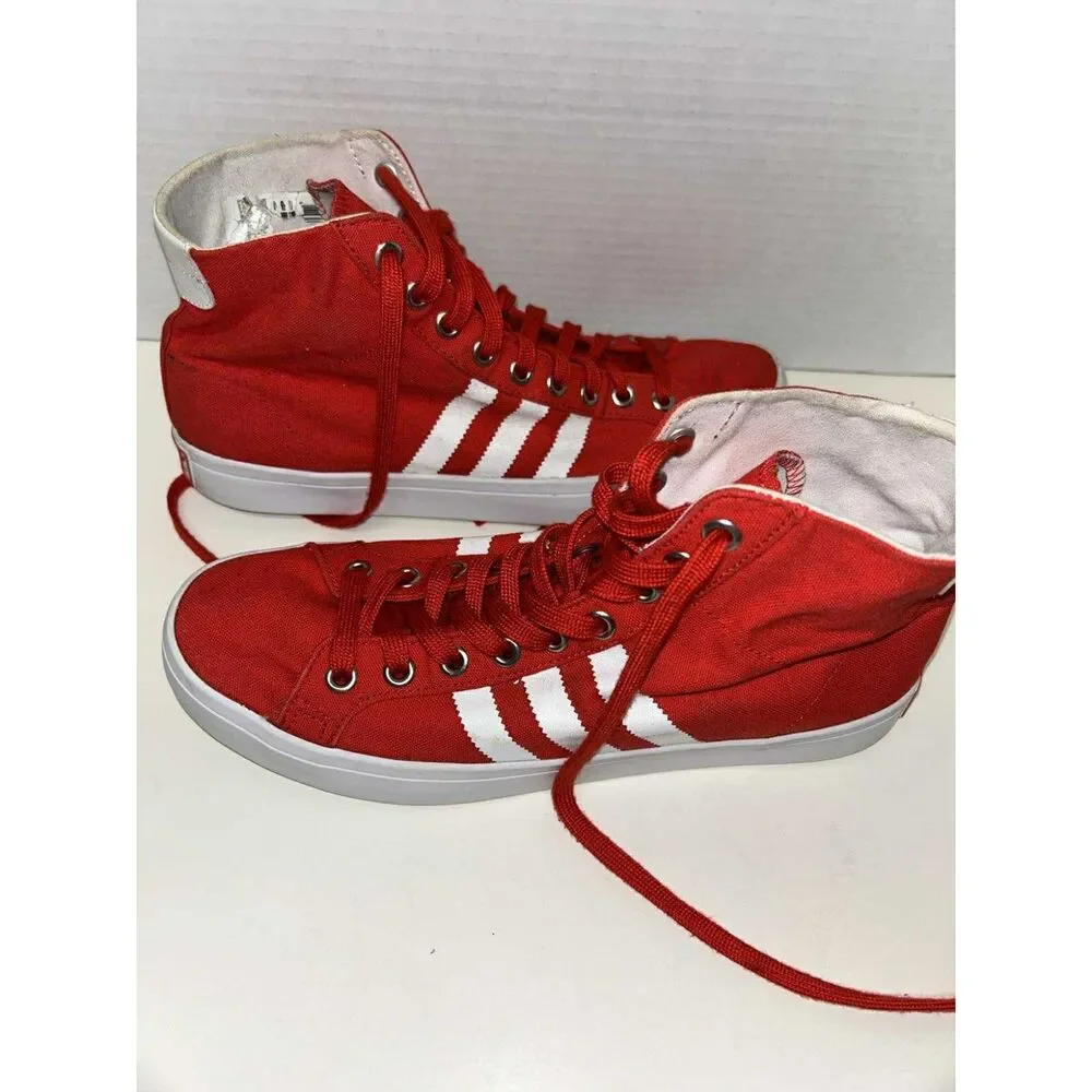 Adidas Court Vantage Sneakers Men’s Sz 10 High Top Lace Up Shoes Rare